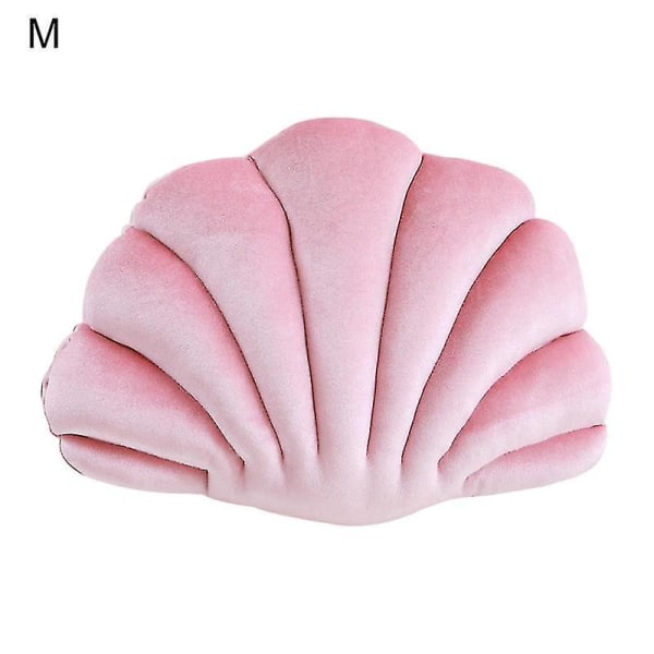 Puder Blød Komfortabel Plys Hav Ocean Tema Seashell Conch Dekorative Pudebetræk Til Livi Pink M