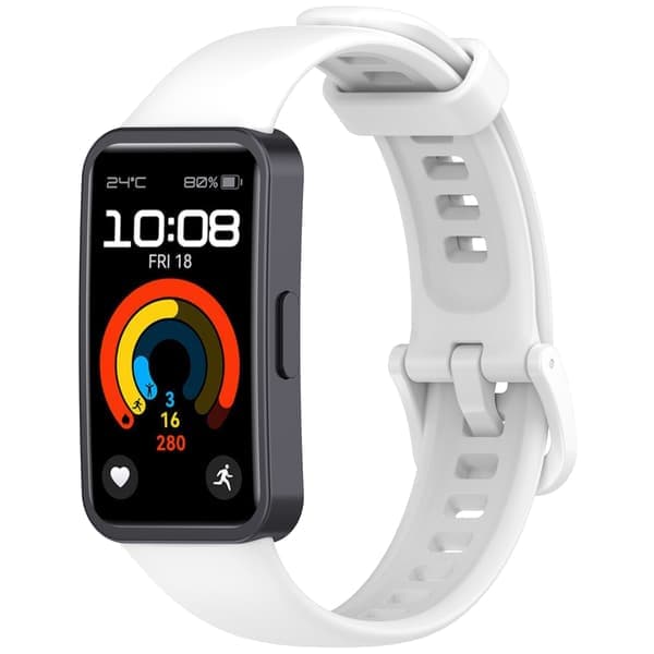 Huawei Band 9 & 8 Metallspänne Armband Vit Vit White