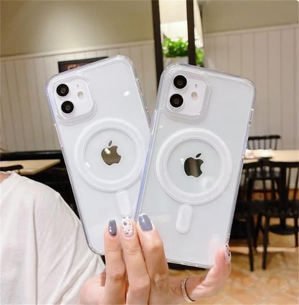 iPhone 11 mobilskal kompatibelt med MagSafe-laddare Transparent