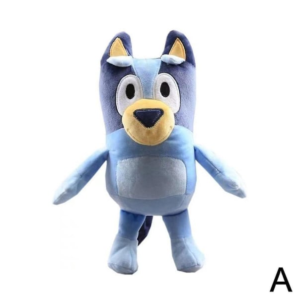 Bomull plysch leksak hund Bluey tecknad mjuk plysch leksak gåvor för anime fans 28Cm Blue