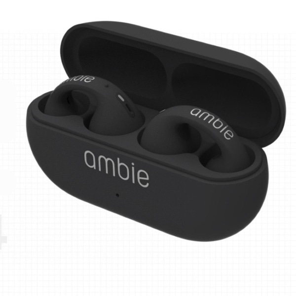 Creative In Ear Style Ambie Ear Clip Bone Bluetooth Headset Black