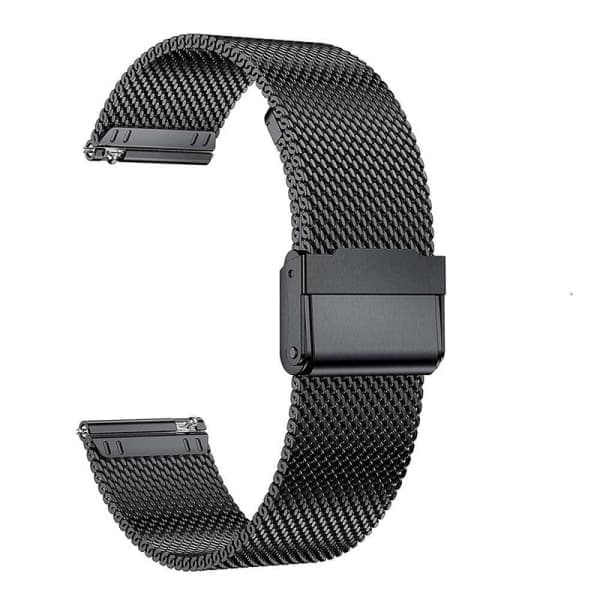 Klockarmband 18/20/22mm klockarmband, mesh rostfritt stål Silver