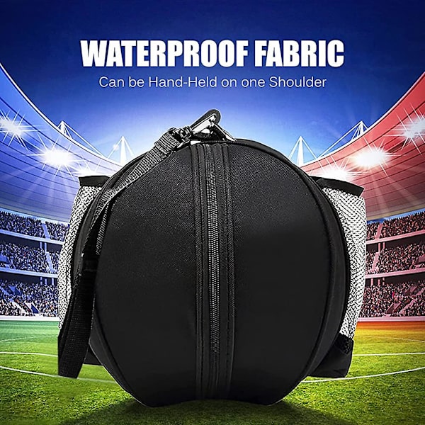 Basketball Bag, Vanntett Skulderbag, Rund Bag For Ball, Fotball, Volleyball Bæreveske
