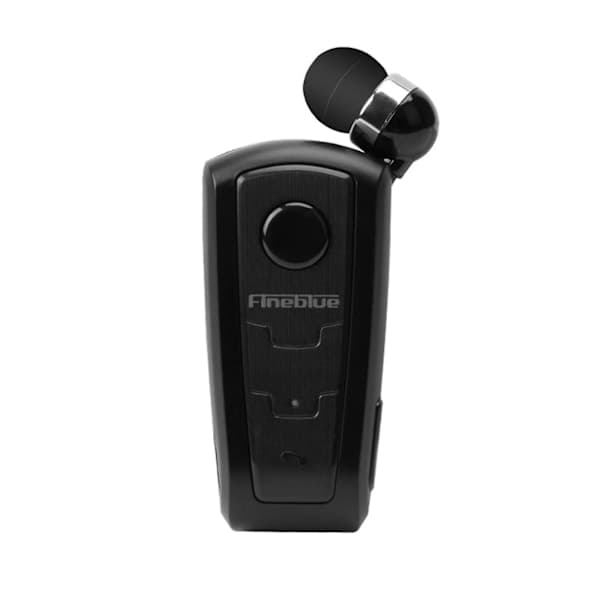 1 st Fineblue F910 Trådlös Hörlur Mini Vibrationspåminnelse ABS Bluetooth 4.0 Infällbart Praktiskt Headset för Löpning Black
