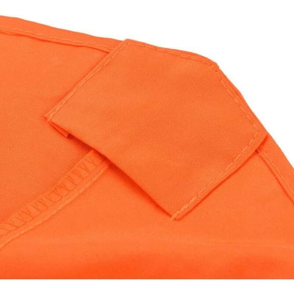 Terrasseparasoll - LUSKYKA® - Vanntett - UV-bestandig - Oransje - Diameter 270 cm - 8 spiler - Polyesterfiber