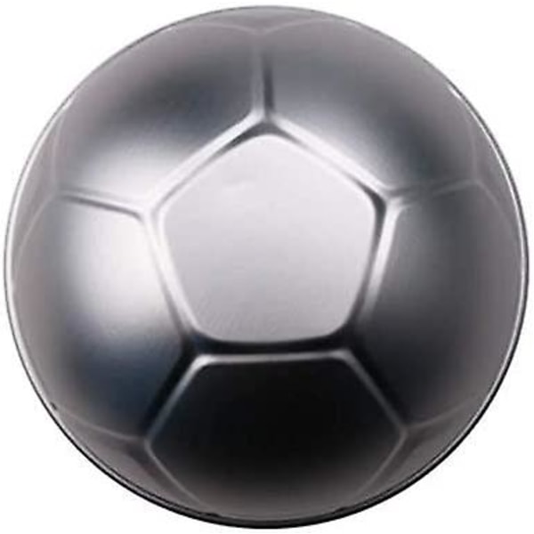 Stor 3D Nyhed Sports Fodbold Metal Kage Bageform, Fodbold Form Kageform Badebombe Form 9-tommer