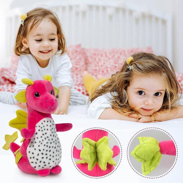 Plush Pitaya Dinosaur Figur 3D Plussjfigur Pitaya Dinosaur