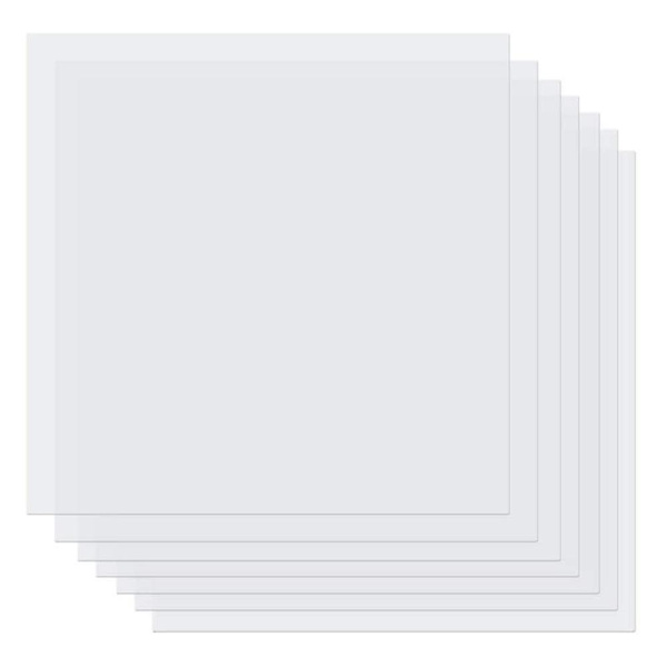 10 stk. 7mil tomme stencilskabeloner, 12 x 12 tommer Mylar skabelonmateriale til & Silhouette Mach