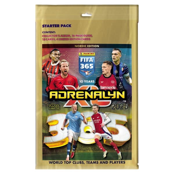 Fotbollskort + Samlarmapp - Startpaket FIFA 365 2025 (Panini)