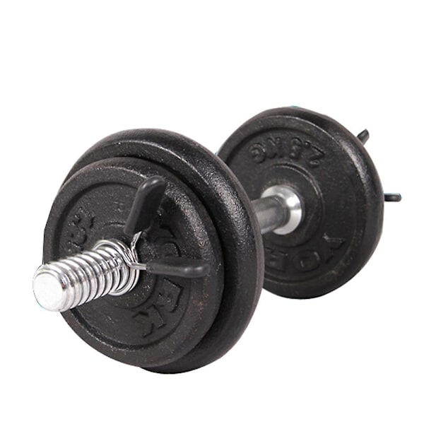 Hantlar 2 st 25 mm Skivstång Gym Vikt Stång Hantel Lås Klämma Fjäder Krage Klipp