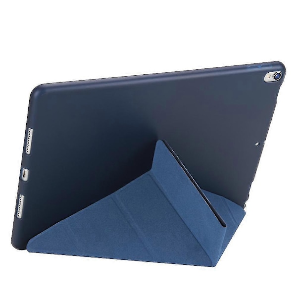 Origami Stand Læder Smart Case til iPad Air 10.5 (2019) / Pro 10.5 tommer (2017) Dark Blue