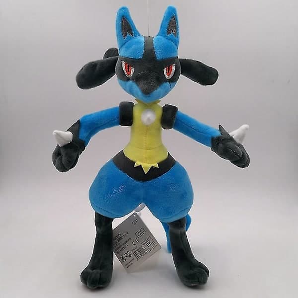 Pokémon Lucario Plyschleksak Barn 30cm (DP)