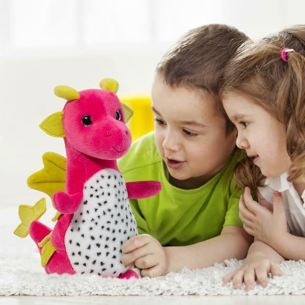 Plush Pitaya Dinosaurie Figur 3D Plyschfigur Pitaya Dinosaurie