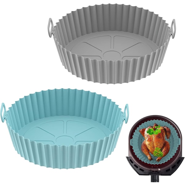 2-pack Återanvändbara Luftfritösfoder, Engångs Bakpappersfoder Ersättning, Kompatibel med Ninja, Tower, COSORI