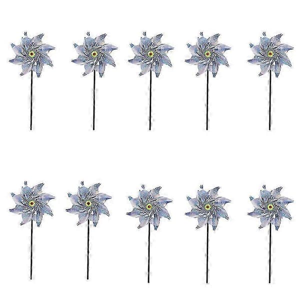 Fugleafvisende Reflekshjul Holder Fugle Væk Reflekterende Vindmøller til Have Gårdhave Græsplæne 3pcs