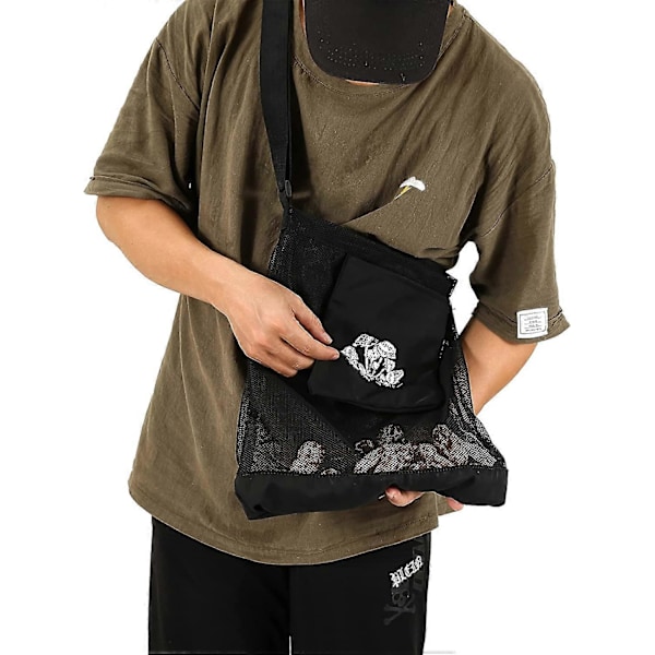 Crate Morel Soppjaktpose, Meshpose, Soppkurv, Innhøstingspose, Sammenleggbar Fruktinnsamlingspose Forkle