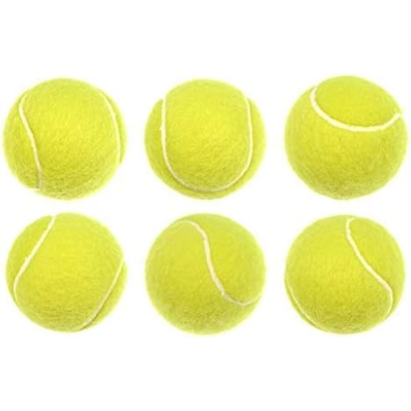 Tennisballer Slitesterke, sterke sportsballer Lysegrønn farge Ideell for utendørssport og apportering
