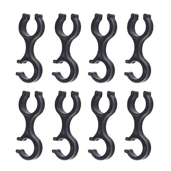 8 Pcs Mobility Scooter Accessories Walker Accessories Handcuffs Shape Clip Storage Clasps