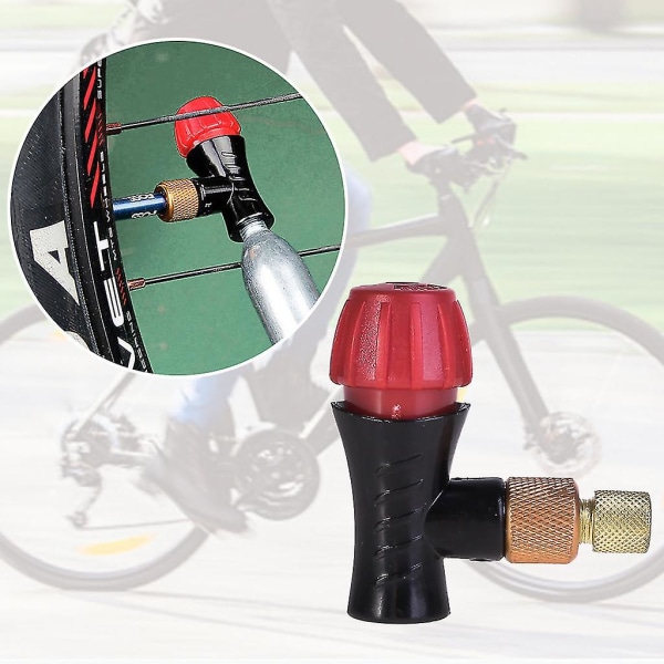 Cykeluppblåsare för huvud kompatibel för Presta Schrader för ventil Co2 Pump Acce - Jnnjv