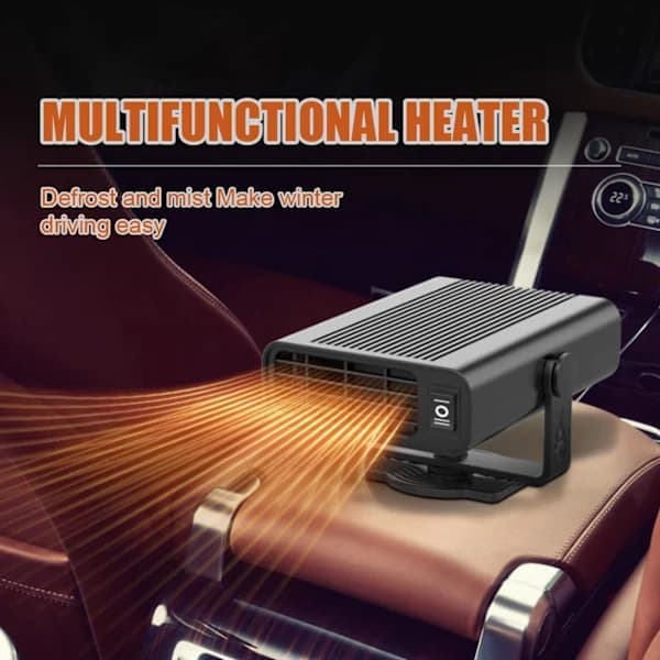 500W Bilvarmer DC 12V Viftevarmer Avfukter Defroster D