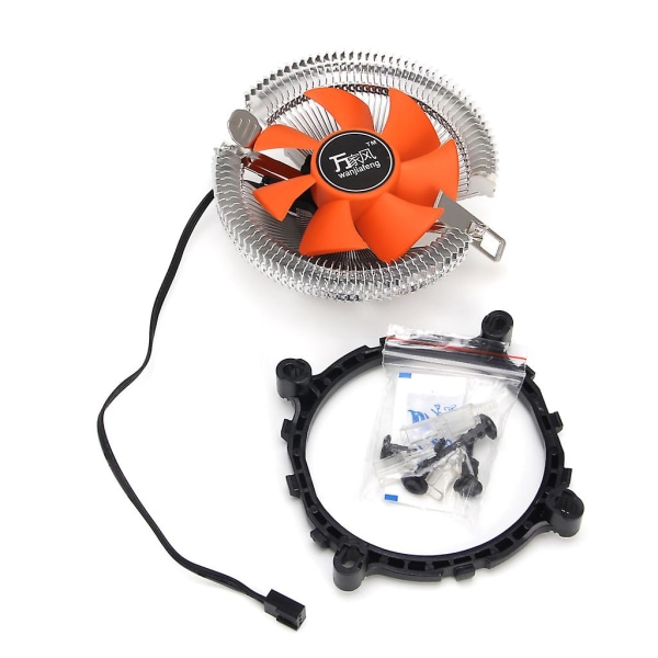 2200rpm Cpu Hiljainen Tuuletin Jäähdytin Jäähdytys Lämpöputki Intel Lga775/1155 Amd Am2/