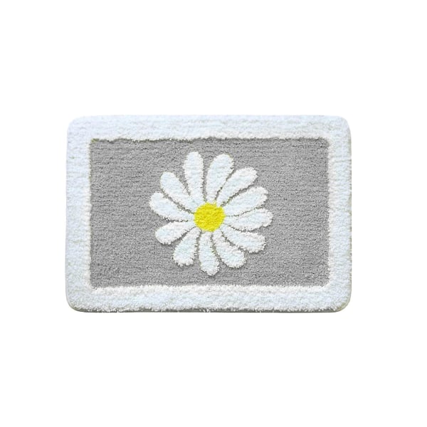 Plushmatta för badrum, vardagsrum och sovrum - Mjuk, halkfri, absorberande, maskintvättbar