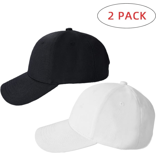 Cap Men Women Bomull Dad Hat Klassisk Justerbar Vanlig Golf Hat Lav