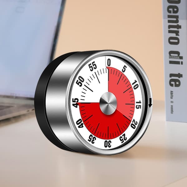 Magnetisk mekanisk timer Sølv Sølv