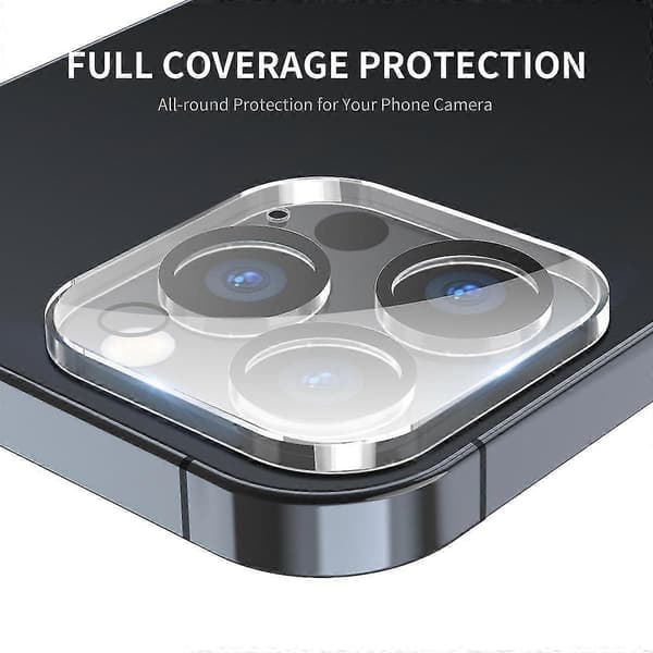2 stk Kamerabeskyttelse for iPhone 13 Pro / 13 Pro Max
