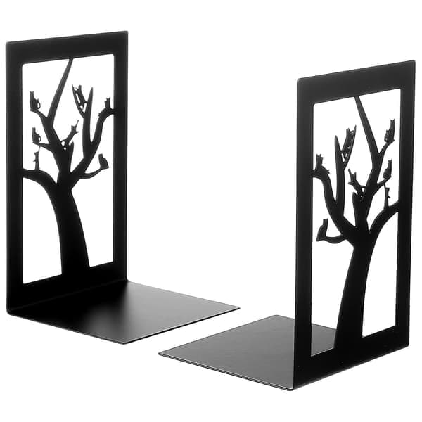 2 st Metalliska Bokstöd Bokstöd För Hyllor Bokstopp
