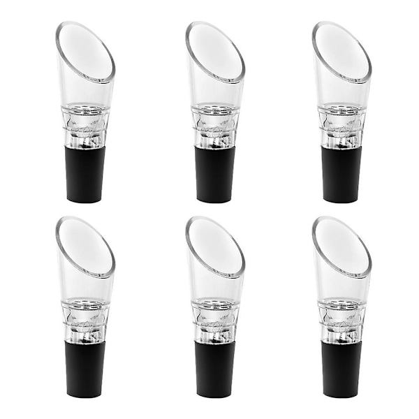 6-pack vinluftare, premiumluftare dekanterpip