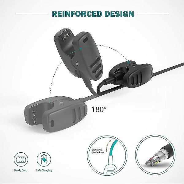 Suunto 3 Fitness, suunto 5, Traverse, Kailash, Spartan Trainer, Ambit 1 2 3 - USB-laturikaapeli 100 cm