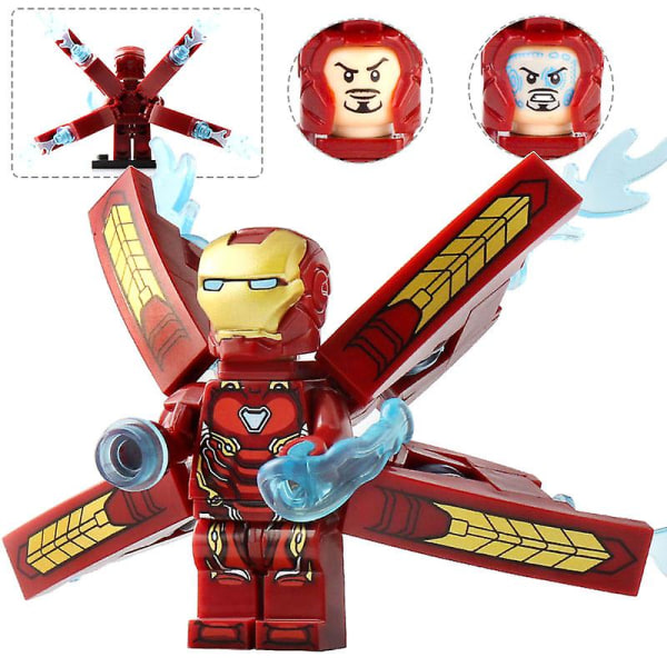 Iron Man Mk50 Super-brittiläinen Brick Super Hero -yhteensopiva Inglys