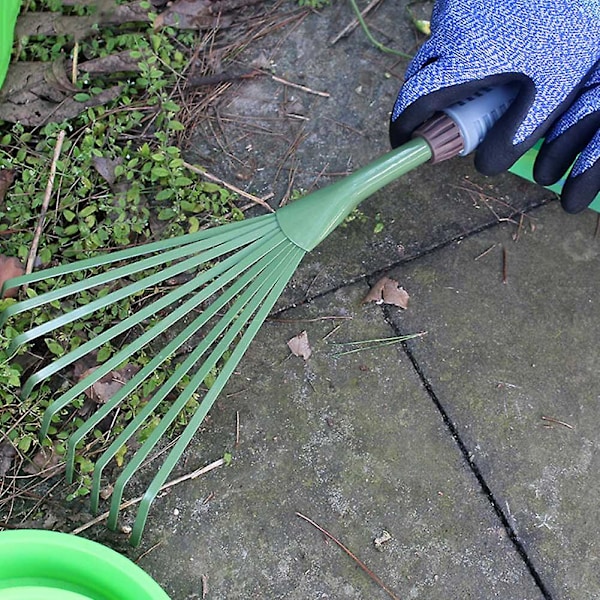 Hage ni-tanns gressrive hage potte død blad spade planting løs jord plast rive