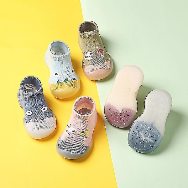 Toe Slippers Socks Shoes Non-skid Indoor Cotton Thin Baby First Walking Shoes For