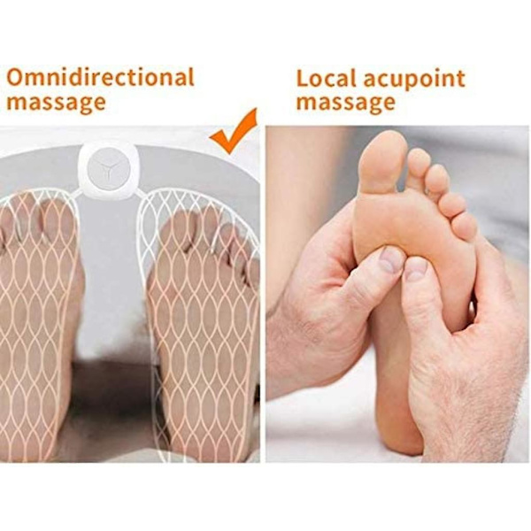 Fod Stim Pro Fysioterapi Massagemåtte Foldbar Bærbar Elektrisk Massagemåtte Fod Akupunkturpunkt