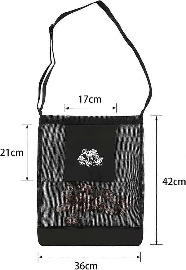 Crate Morel Soppjaktpose, Meshpose, Soppkurv, Innhøstingspose, Sammenleggbar Fruktinnsamlingspose Forkle
