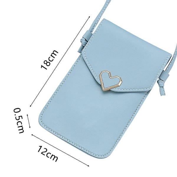 Hot 2025 Mobiltelefon Cover Touch Screen Transparent SORT sort