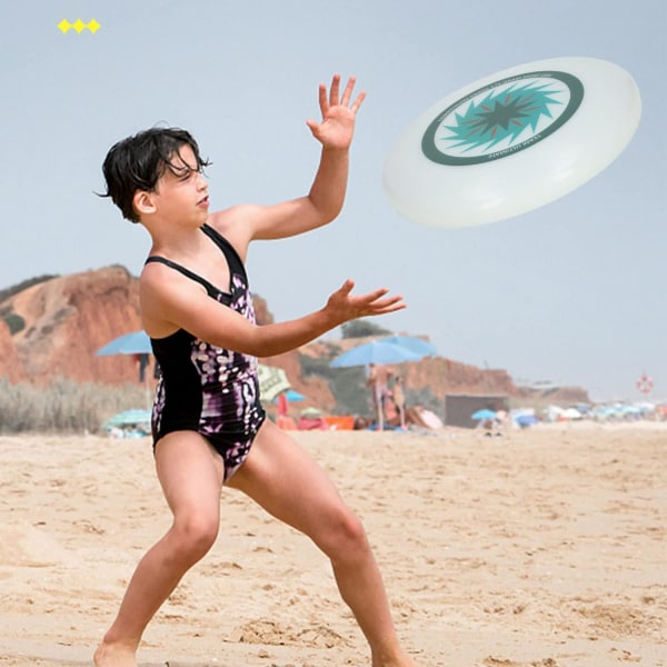 Flying Disc, Sports Flying Disc Kannettava pehmeä ergonominen ranta (vihreä)