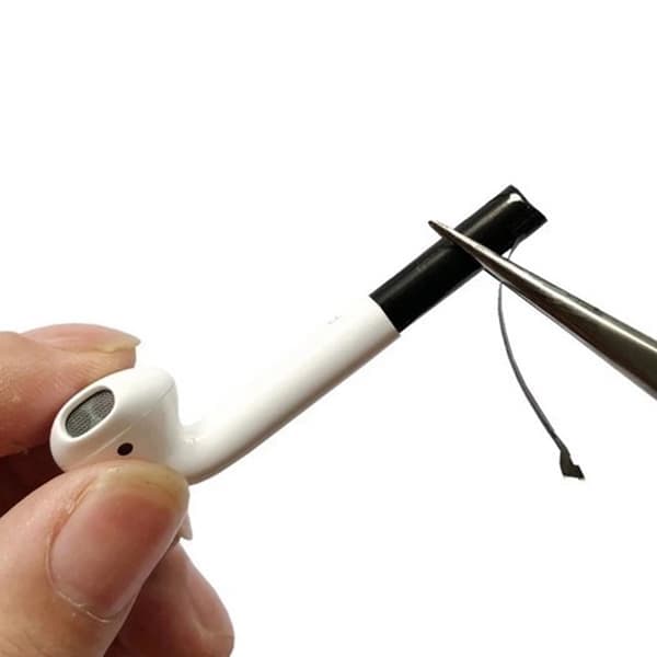 Udskiftningsbatteri til Airpods 1 og 2 Generation Batteri Accu Sort one size
