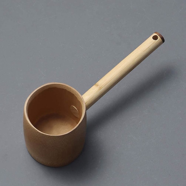 Bamboo Water Ladle Tea Water Scoop Bathing Dipper Ladle Sauna Ladle For Kitchen Garden