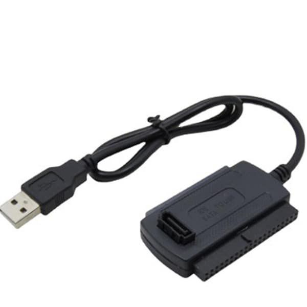 USB - IDE 2.0 -sovitinkaapeli 2.5 3.5 SATA J9K -asemalle