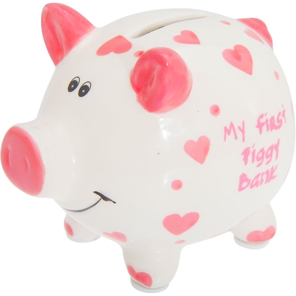 Pojkar/flickor Spargris Min första spargris (en storlek) (rosa)