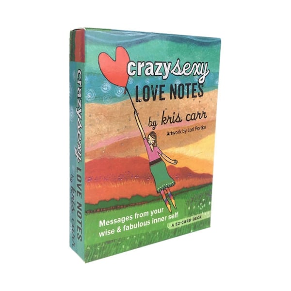 52 st/set Tarot Crazy Sexy Love Notes Engelsk Utgåva Konstpapper Klassiskt Bordskort Leksak för Fest