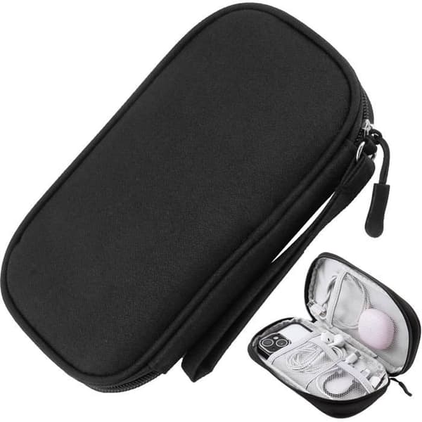 Universellt Smartphonefodral 19x10cm, Polyester, Handledsrem, Dragkedja, Vattentätt, Stöttåligt, 6.5\"