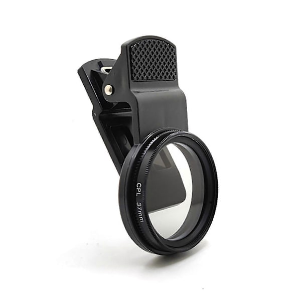 37mm Cpl Mobiltelefon Polarisator Universel Clip-On Cirkulær Polarisationsfilter Til Fjernelse Af Reflekteret Lys