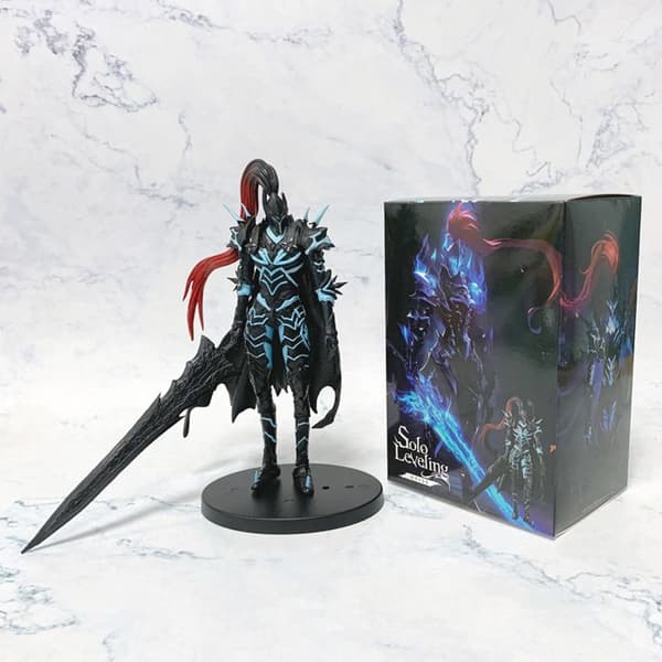 Igris Actionfigur – Blå/Sort Anime Statue (21cm) – Model til hjemme-/kontorindretning eller pynt
