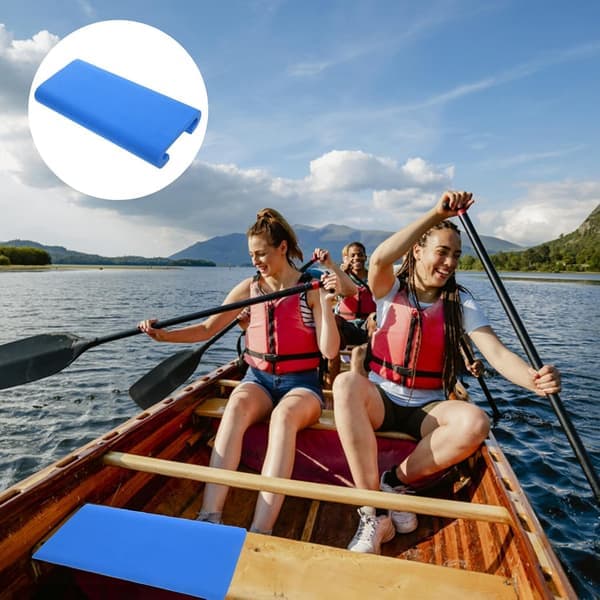 Drakbåts sittdyna Sadel Blå Eva Halkfri Andningsbar Båtdyna