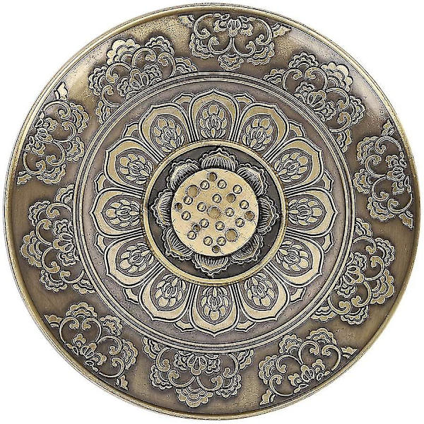 Elegant Retro Blomster Statue Stick Røkelsebrenner Askefanger Med 9 Huller Avtakbar Røkelseholder For Stuer, Templer, Kontorer, Hoteller, Te Ho