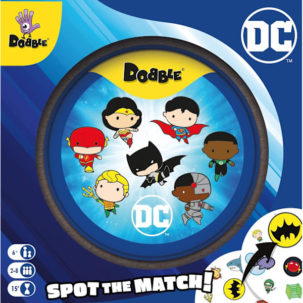 DC Justice League | Kortspil | Alder 6+ | 2-8 spillere | 15 minutters spilletid